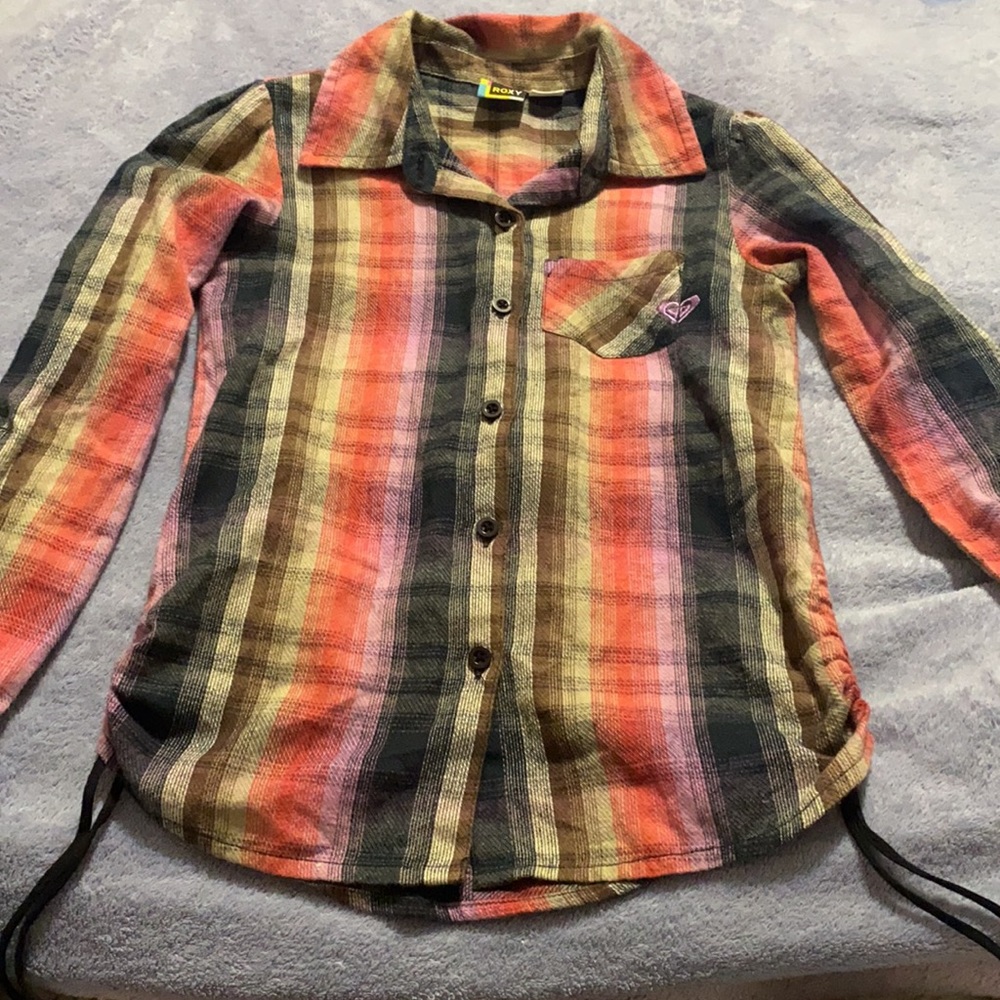 Preloved Roxy flannel - Picture 4 of 6